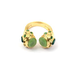 Prehnite Ravi Ring