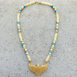 Yellow Adventurine Phoenix Necklace