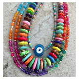 Biggie Blue Nazar Multico Necklace