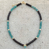 Jaipur Garnet & Apatite Necklace