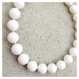 White Coral Mrs Atias Bubble Necklace