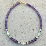 Ora Light Amethyst Beaded Necklace