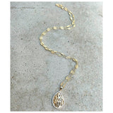 Collar Aish con cadena de filigrana estilo vintage