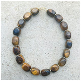 Tiger Eye Oblong Necklace