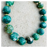 Green Agate Mrs Atias Necklace