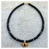 Jaipur Black Onyx Eye Beaded Necklace
