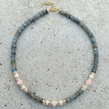 Ora Labradorite Beaded Necklace