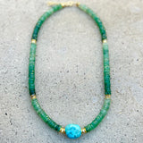 Sinay Green Adventurine Necklace