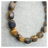 Tiger Eye Oblong Necklace