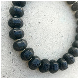 Biggie Black Lava Biggie Necklace