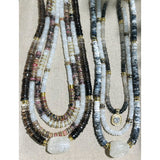 Claudia Rhodochrosite & Moonstone Necklace