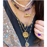 Collar Aish con cadena de filigrana estilo vintage