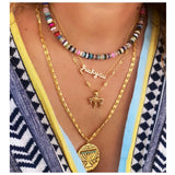 Vintage Style Filigree Chain הי (Hai) Necklace