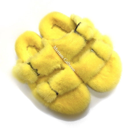 Yellow Arizona Slippers