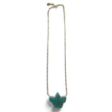 Eagle Amazonite & Pave Necklace