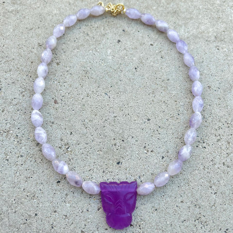 Bagheera Brazilian Amethyst Necklace