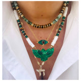 Malachite Phoenix Necklace