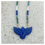 Lapis Phoenix Assorted Gems Necklace