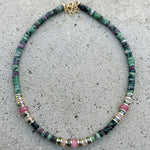 Ora Ruby Ziosite Beaded Necklace