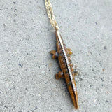 Gem Crocodile Necklace