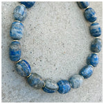 Lapis Mrs. Atias Oblong Chunky Necklace