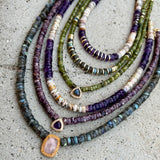 Claudia Peridot & Labradorite Necklace