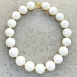 White Agate Biggie Necklace