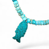 Fish Turquoise Necklace