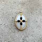 King Henry White Agate Necklace