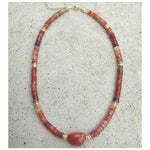 Sinay Carnelian Beaded Necklace