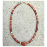 Sinay Carnelian Beaded Necklace