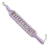 Nathalie Lavender Woven Bracelet