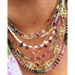 Multi Sapphires & Moonstone (Leo) Necklace
