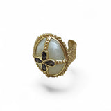 King Henry Moonstone Amethyst Ring