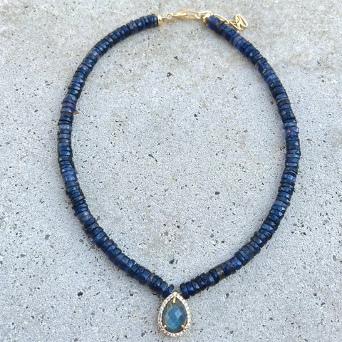 Iolite & Labradorite Alexis Necklace