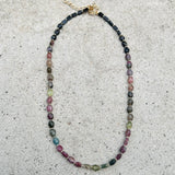 Sam Faceted Watermelon Tourmalines Necklace