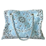 Baby Blue Tiffany Bandana Tote Bag