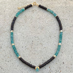 Jaipur Garnet & Apatite Necklace