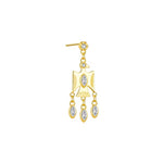 Thunderbird 3 Marquise Stud Earring