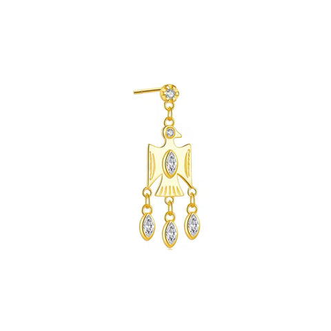 Thunderbird 3 Marquise Stud Earring