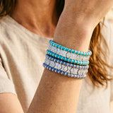 Eloise Blue Grey Bracelet