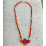 Carnelian Eagle Necklace