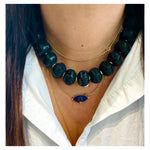 Biggie Black Lave Mrs Atias Biggie Necklace