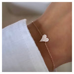 Pave Queen of Heart Bracelet