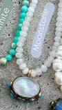 Georgia Moonstone and jade necklace