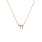 Pave Small Hai Necklace