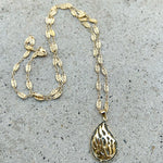 Vintage Style Filigree Chain Aish Necklace