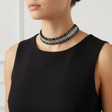 Eloise Black Woven Choker