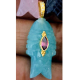 Fancy Carved Dag (Fish) Chain Necklace
