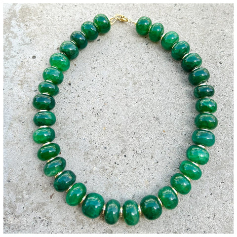 Grass Green Mrs. Atias Necklace